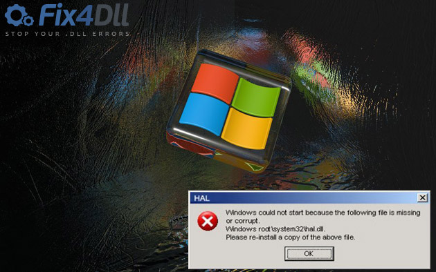 how to recover hal dll file in windows xp