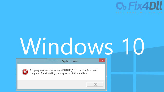 Xinput1_3.dll for windows 7 64 bit